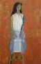 Doretta, 1983. Oil on canvas, 84 x 55 in.