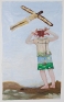 Charles Garabedian, Stigmata, 2014, acrylic on paper, 72 x 45 3/4 inches