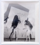 Nudes Moving an Abstract Painting 1, 2013. Silver gelatin print, part of triptych,edition of 5 (+2 A
