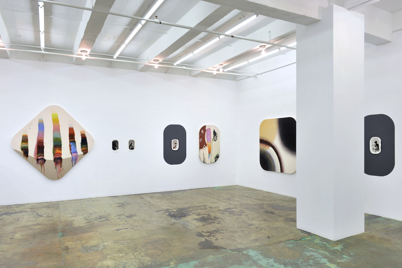 Installation view: east and south walls 